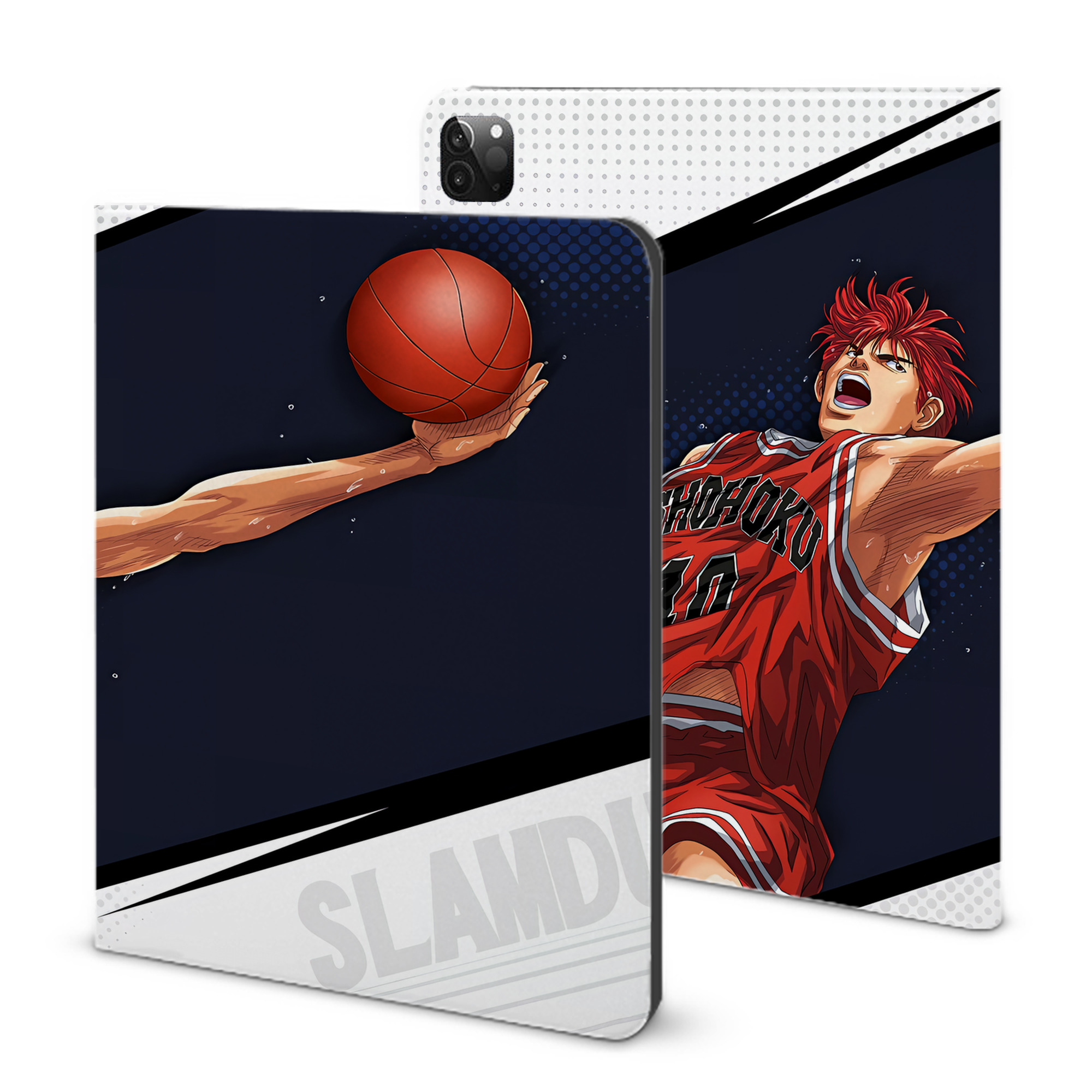 （画像用） SLAM DUNK／スラムダンク IPadケース ペンホルダー付き ブックスタイルデザイン